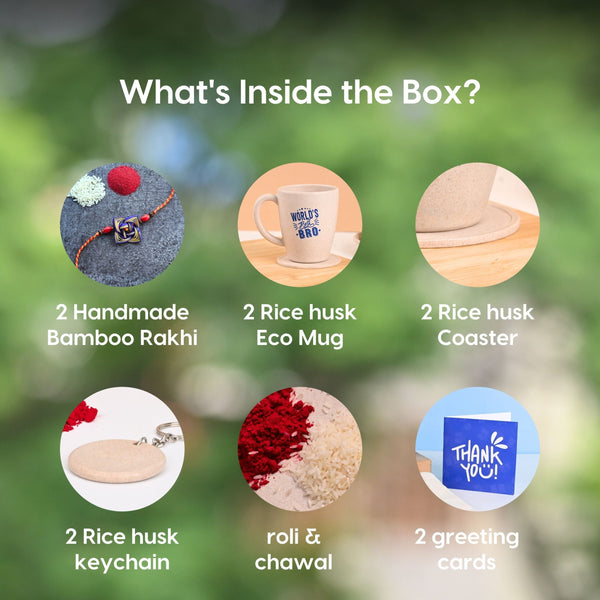 Earth Friendly Rakshabandhan Gift for Brother | Set of 2