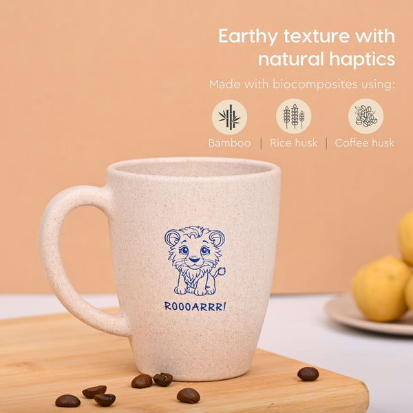 Eha Earth Friendly Roar coffee mug for kids | birthday gift