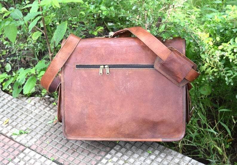 Vintage Large Leather Messenger Bag Classy Leather Bags Bags