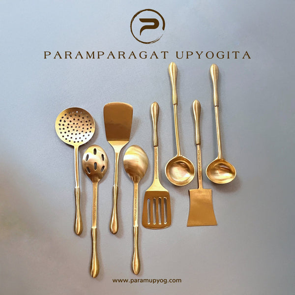 Paramparagat Upyogita Chaitanya  Brass Deep Ladle