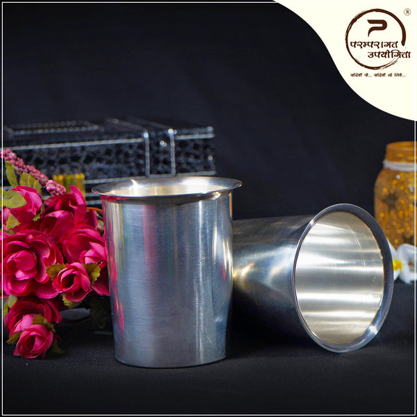 Paramparagat Upyogita Rajsi Twin Glass Set