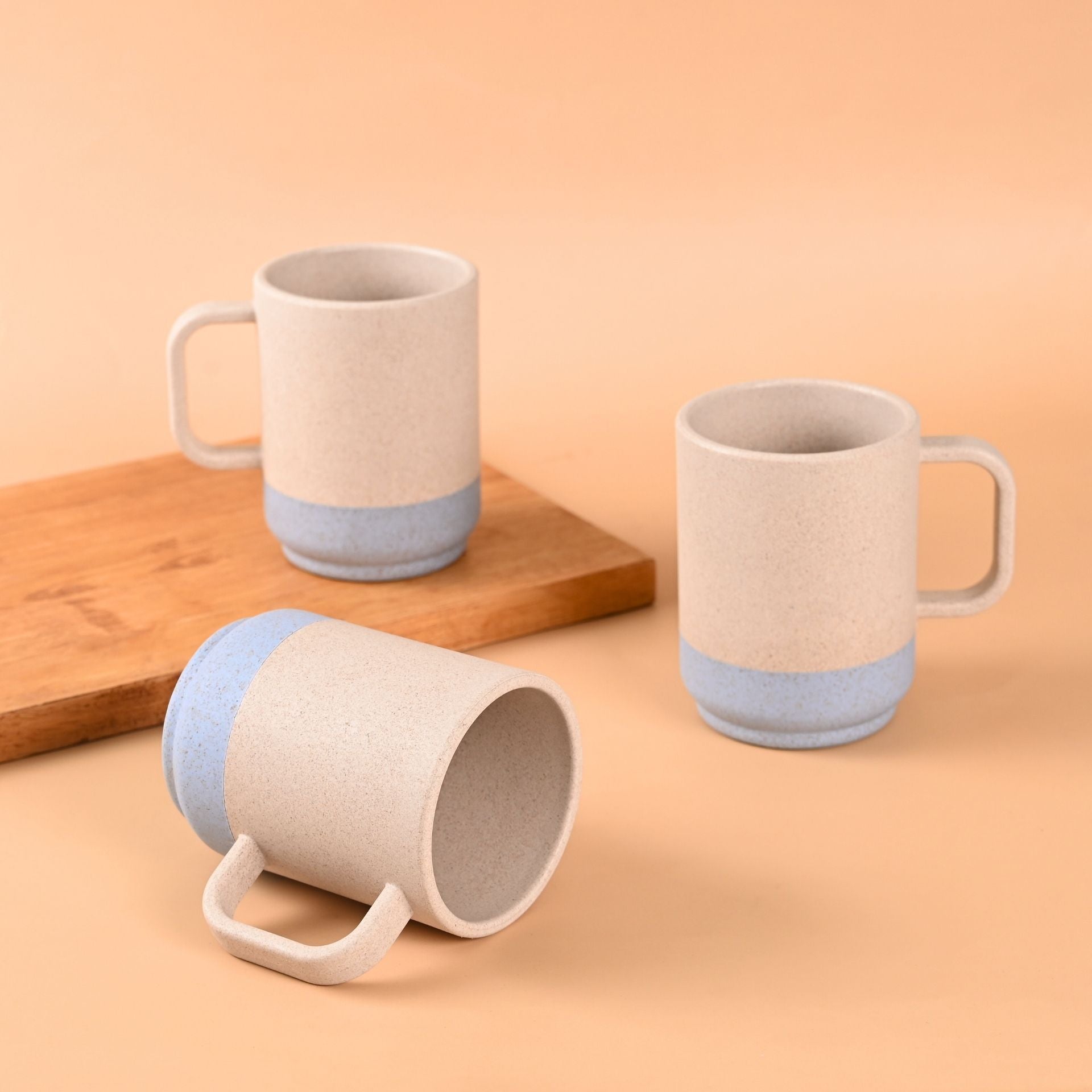 Earth Friendly Dual Java Coffee Mug | Set of 3