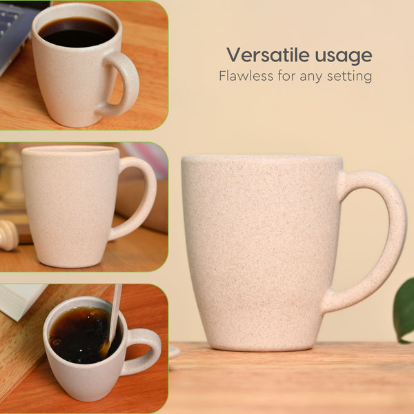 Classic Mug 300 ml | Unbreakable Mugs Made with Rice Husk & Bamboo Fibers