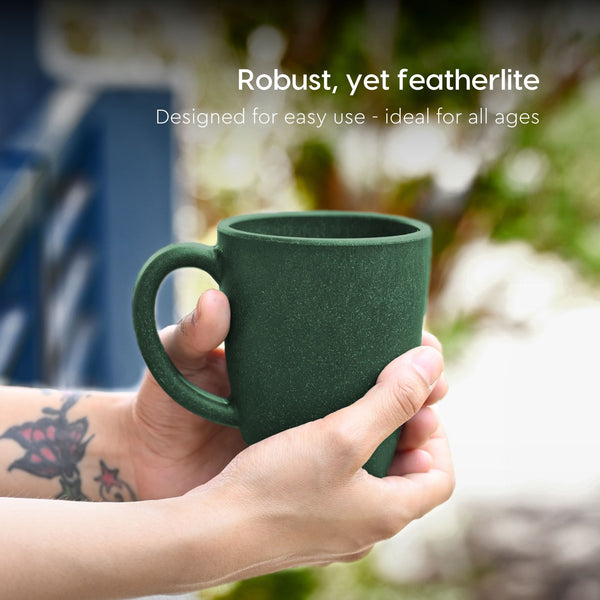 Classic Mug 300 ml | Unbreakable Mugs Made with Rice Husk & Bamboo Fibers