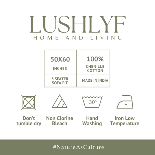 Tassel Lace Ivory Sofa Throw