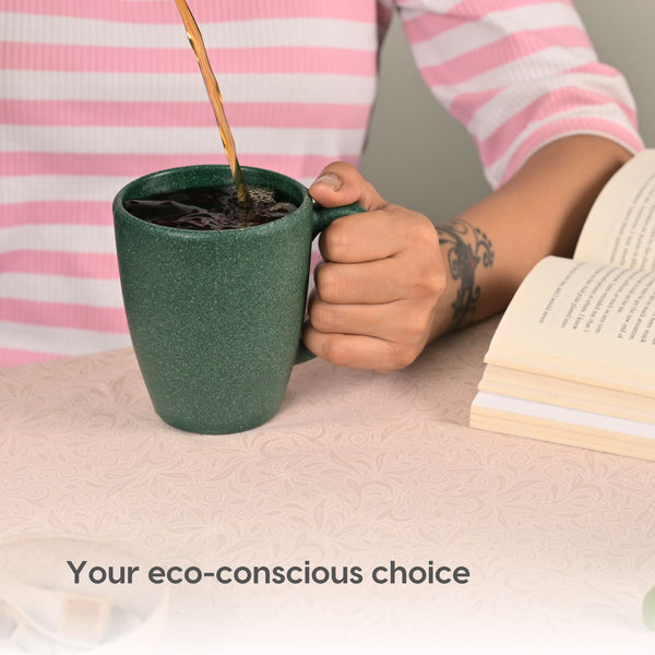 Classic Mug 300 ml | Unbreakable Mugs Made with Rice Husk & Bamboo Fibers