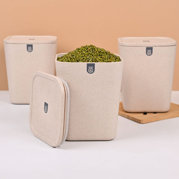 Eha Earth Friendly Kitchen Storage Jars & Containers | Set of 3