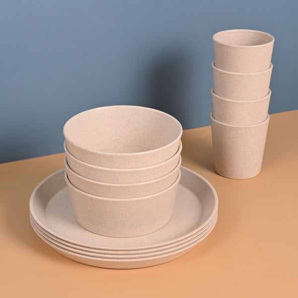 Earth Friendly Dinner Set for Kids | Set of 4