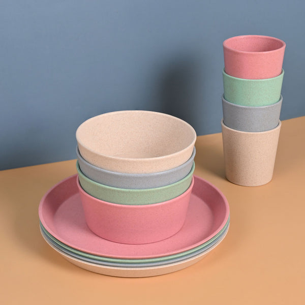 Earth Friendly Dinner Set for Kids | Set of 4