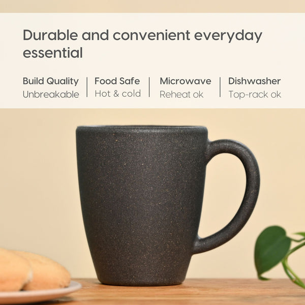 Classic Mug 300 ml | Unbreakable Mugs Made with Rice Husk & Bamboo Fibers