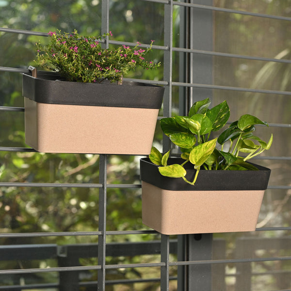 Earth Friendly Planters DuoSling 11 inch | Set of 2