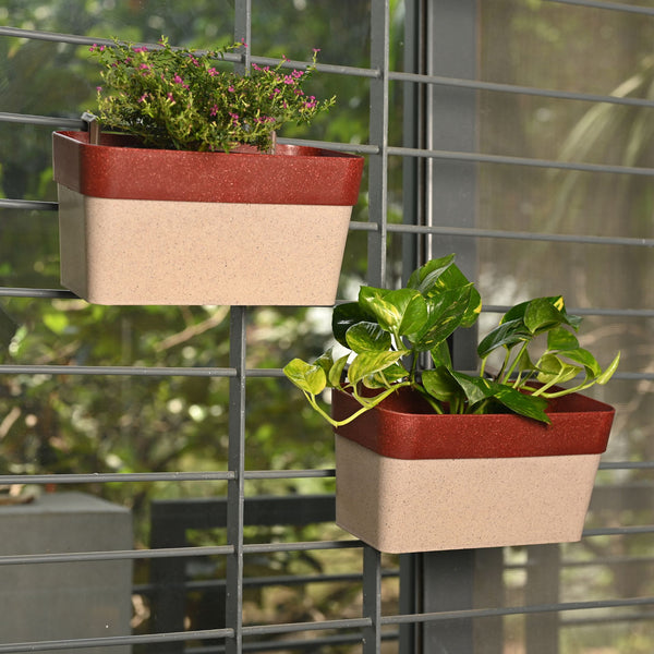 Earth Friendly Planters DuoSling 11 inch | Set of 2