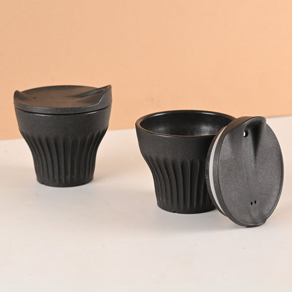 Earth Friendly Rafter Coffee Mug with Lid | Set of 2