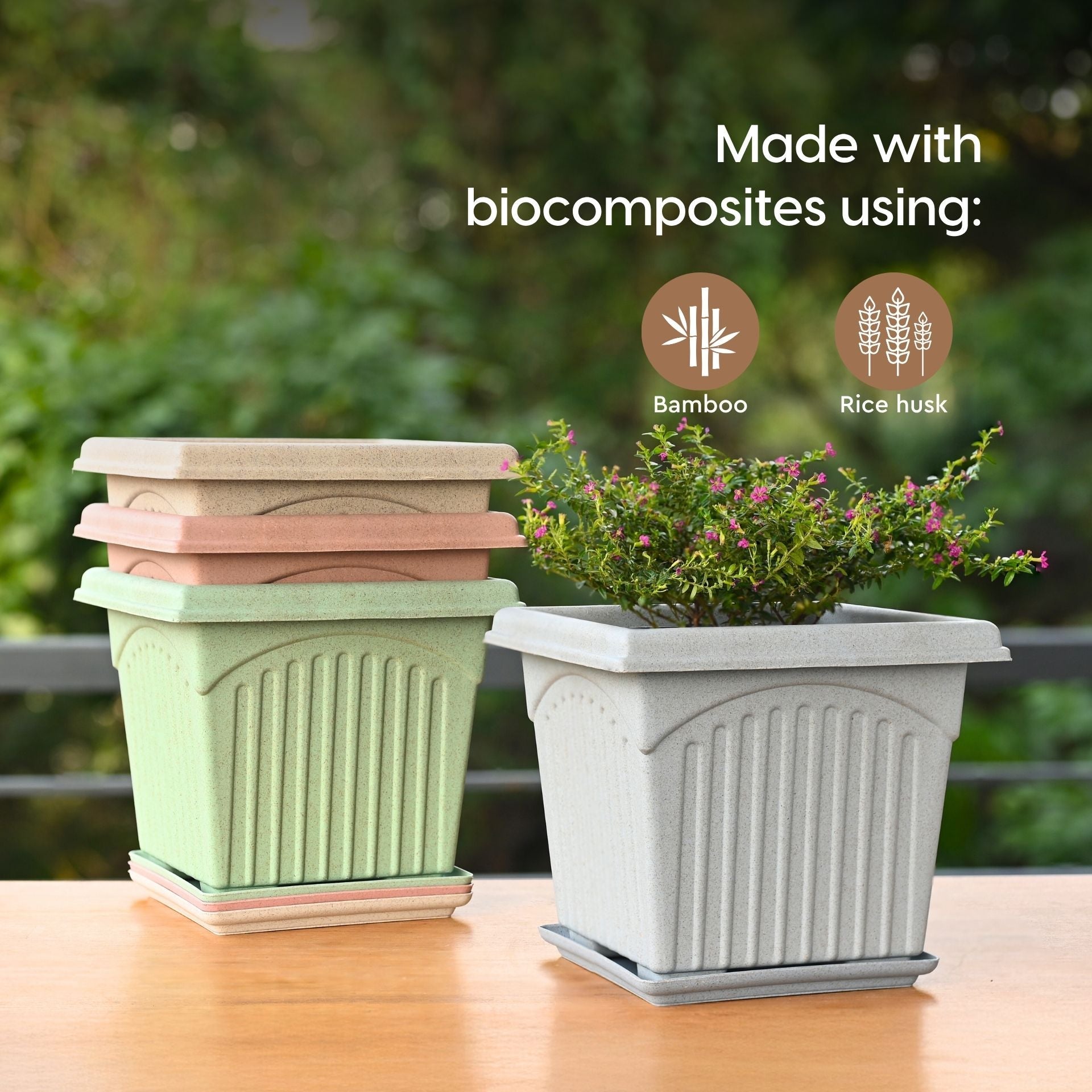 Earth Friendly 8 Archway Planters image 3