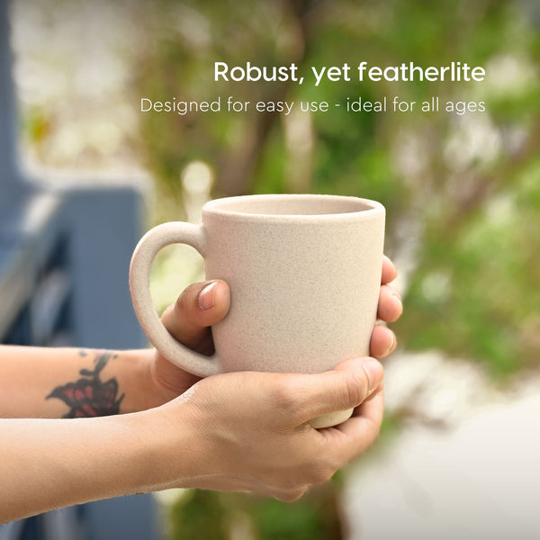 Classic Mug 300 ml | Unbreakable Mugs Made with Rice Husk & Bamboo Fibers