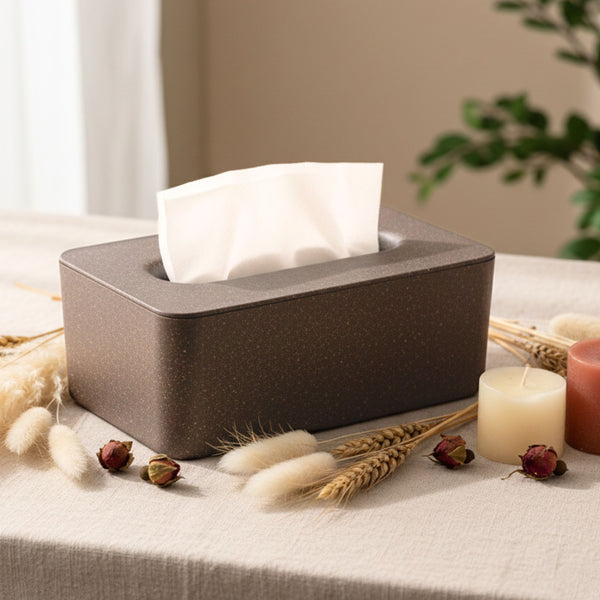 Earth Friendly Velveta Tissue Box holder ( with Tissue ) | Set of 1