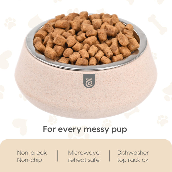 EcoSteel 2-in-1 Feeding Pet Bowl | 450 ml