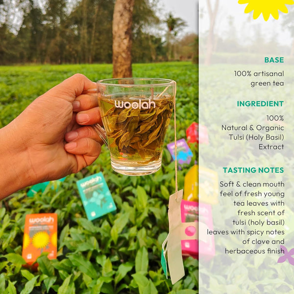 Rare Green Tea + Tulsi | Fresh Harvest