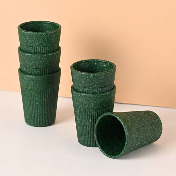 Earth Friendly Statement Chai Cups | Set of 6