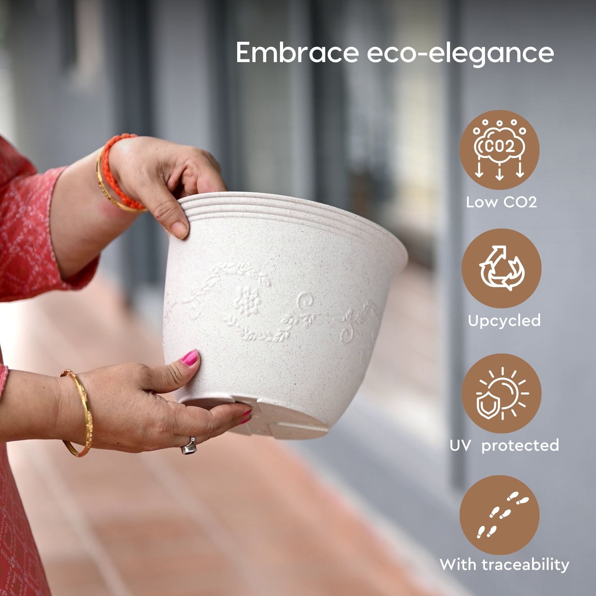 Earth Friendly Planters Leafy 12 image 3