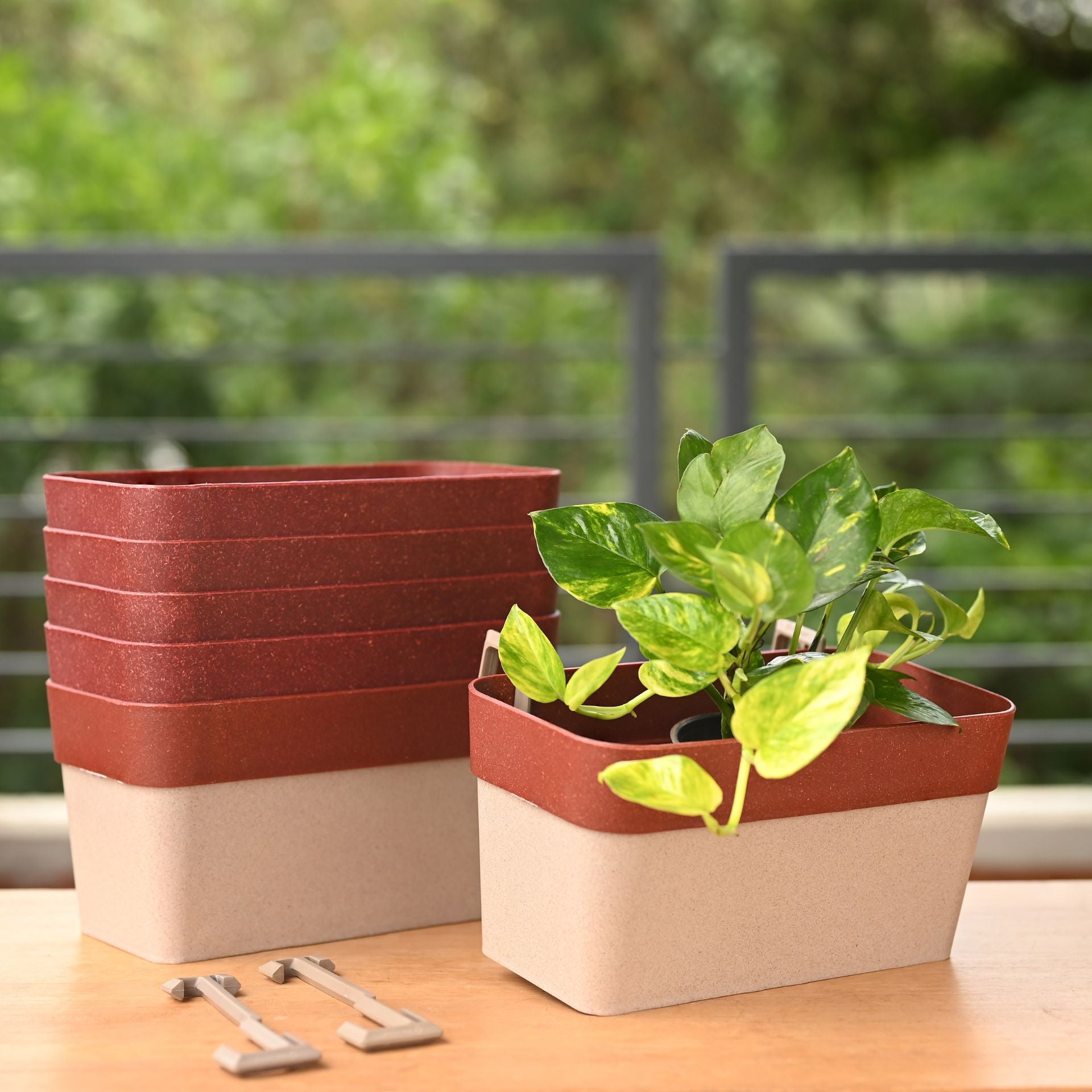 Earth Friendly Planters DuoSling 11 inch | Set of 6