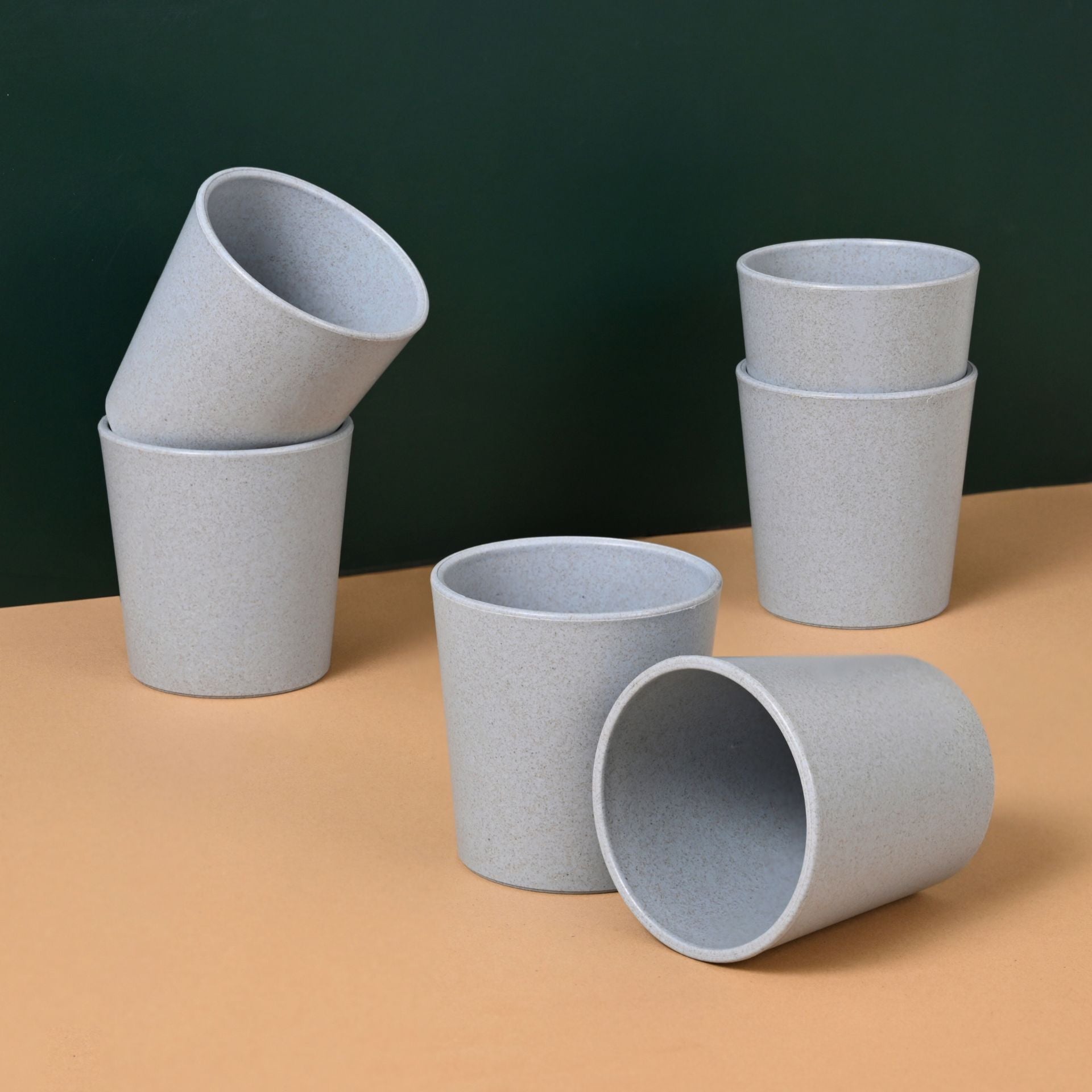 Earth Friendly Small Drinking Glass for Kids | Set of 6