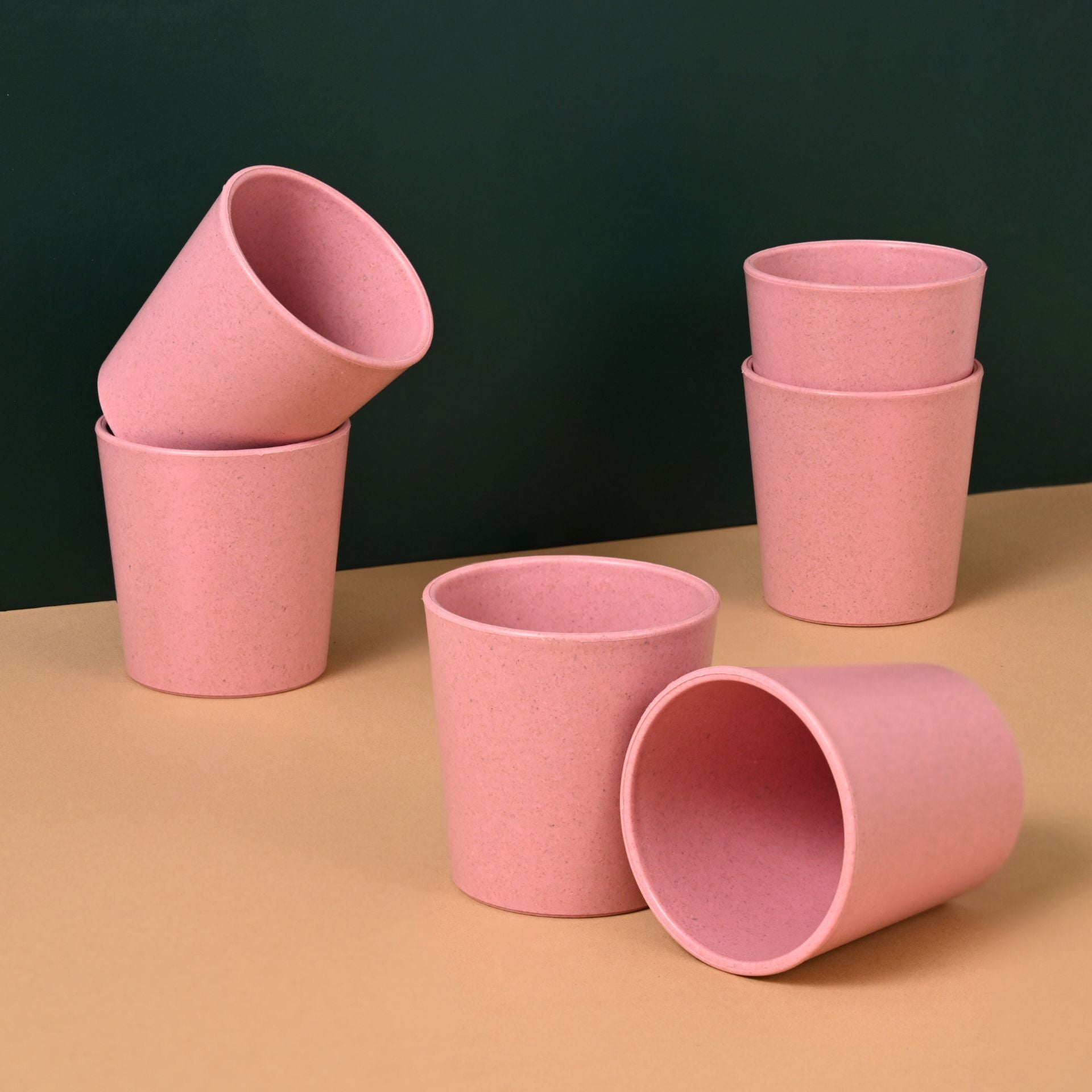 Earth Friendly Small Drinking Glass for Kids | Set of 6