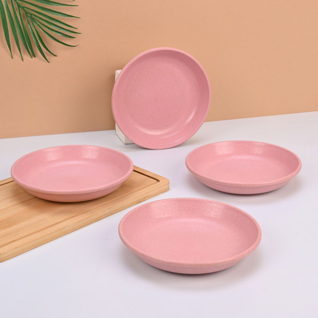 Eha Earth-Friendly Small Plates Set for Snacks | 6 inch Set of 4