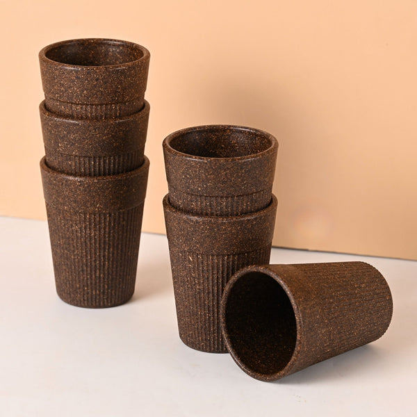 Earth Friendly Statement Chai Cups | Set of 6