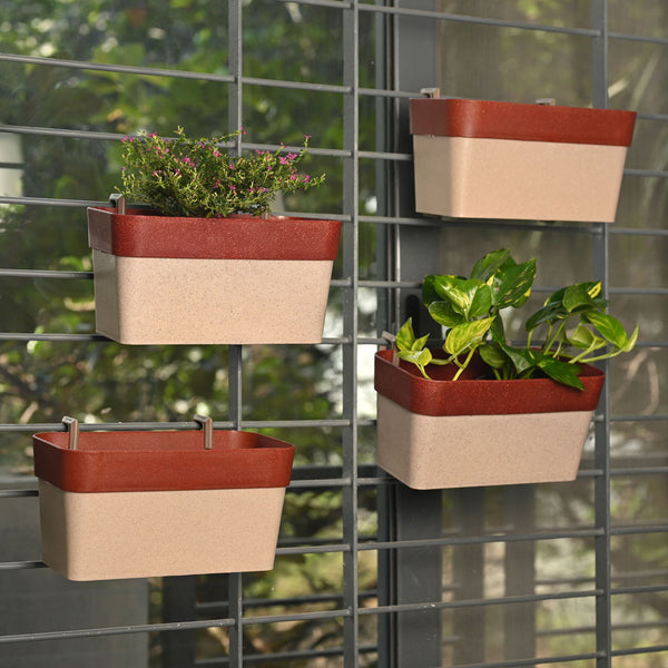 Earth Friendly Planters DuoSling 11 inch | Set of 4
