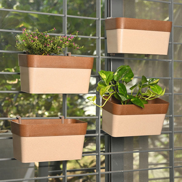 Earth Friendly Planters DuoSling 11 inch | Set of 4