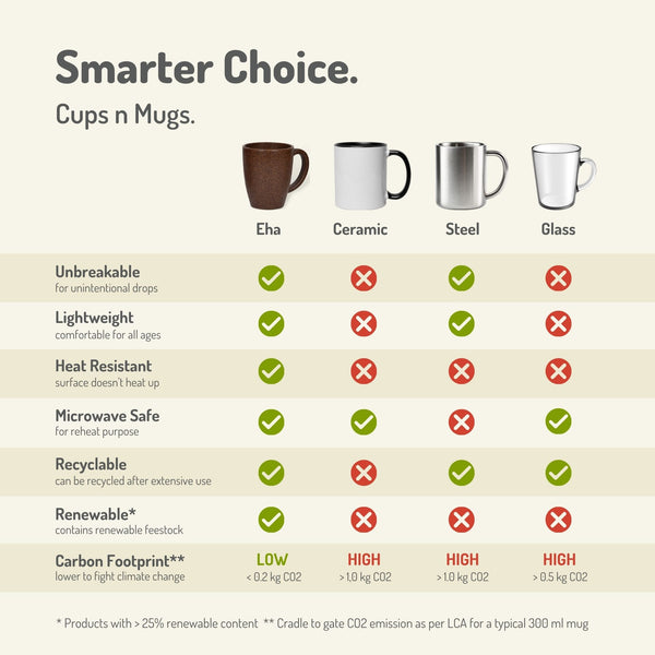 Earth Friendly Mr & Mrs Coffee Mugs For Couple | 300 ml