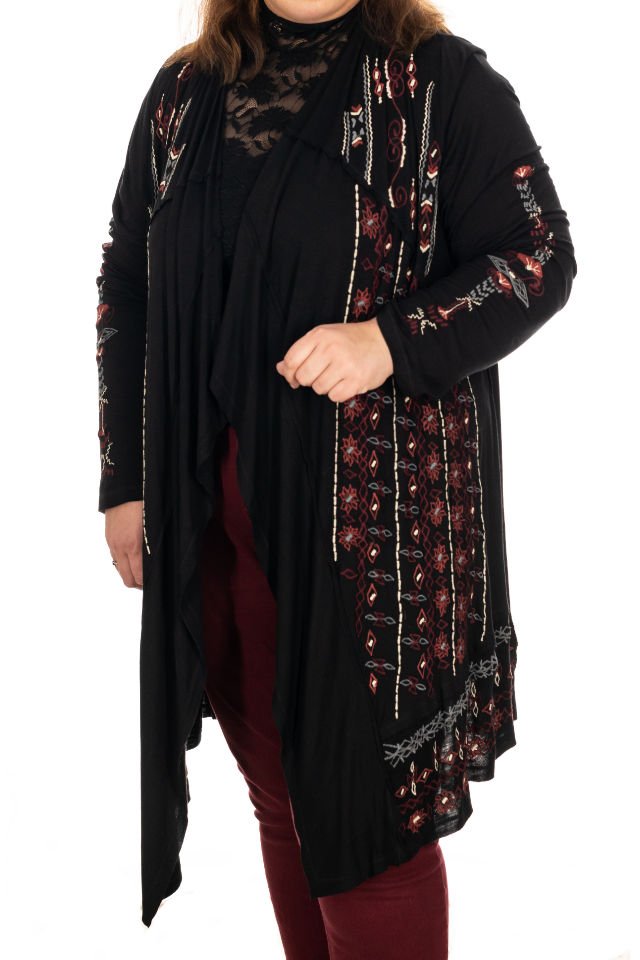 Cardigan broderie etnica Marime XL