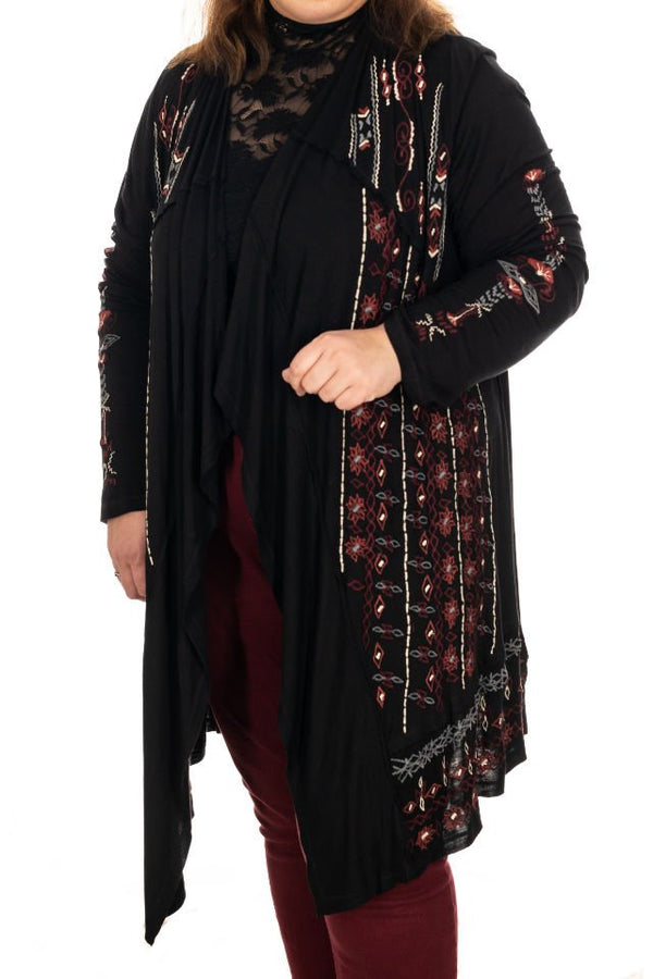 Cardigan broderie etnica Marime XL