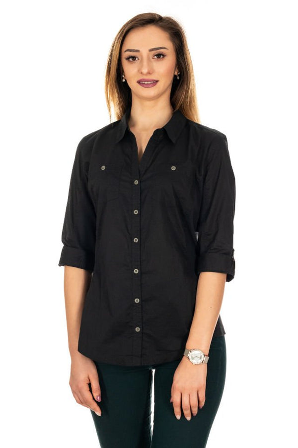 Camasa business casual negru, Marime M