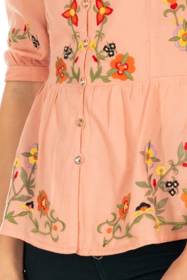 Bluză tip jacheta neagra peach, Mărime S