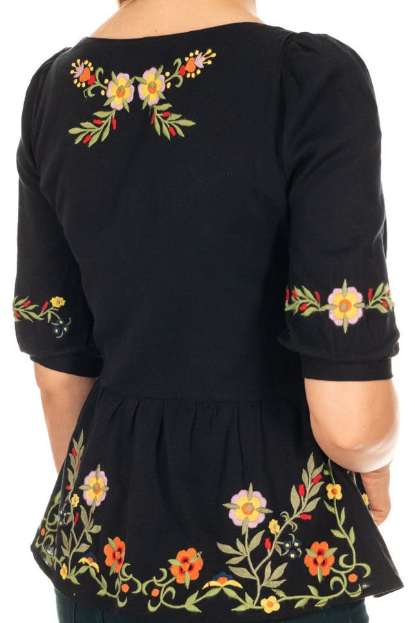 Bluză tip jacheta neagra, Mărime S