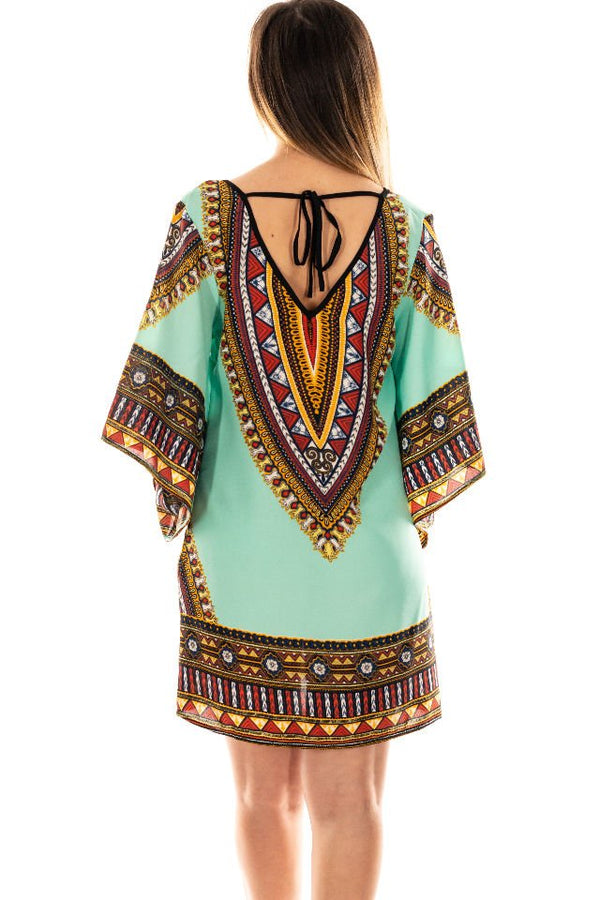 Rochie De Vara Turcoaz Marime M-L