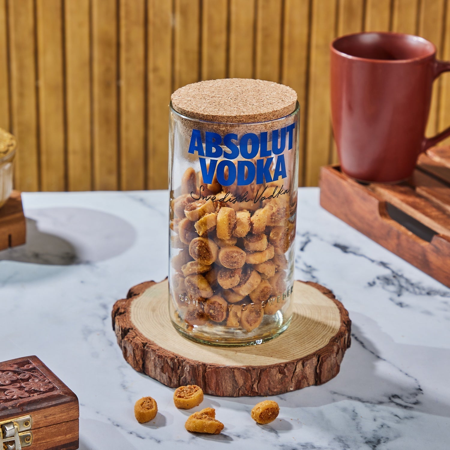 Absolut Original Upcycled Glass Storage Jar