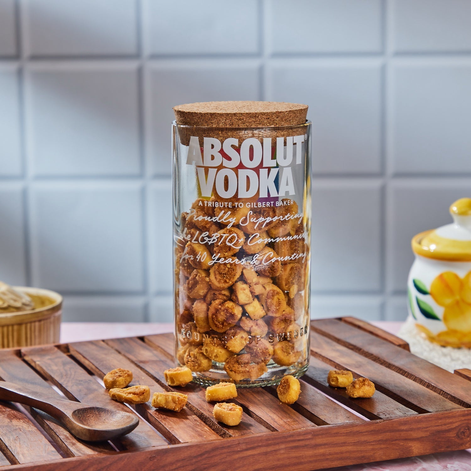 Absolut Original Upcycled Glass Storage Jar