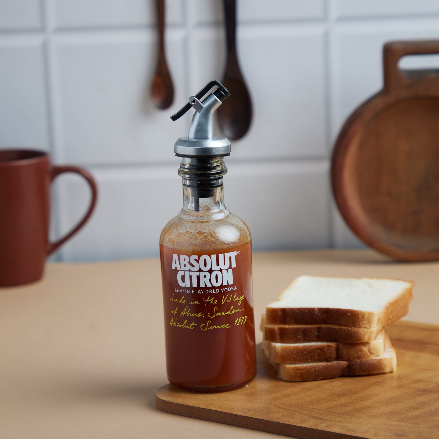 Absolut Citron Upcycled Sauce Dispenser