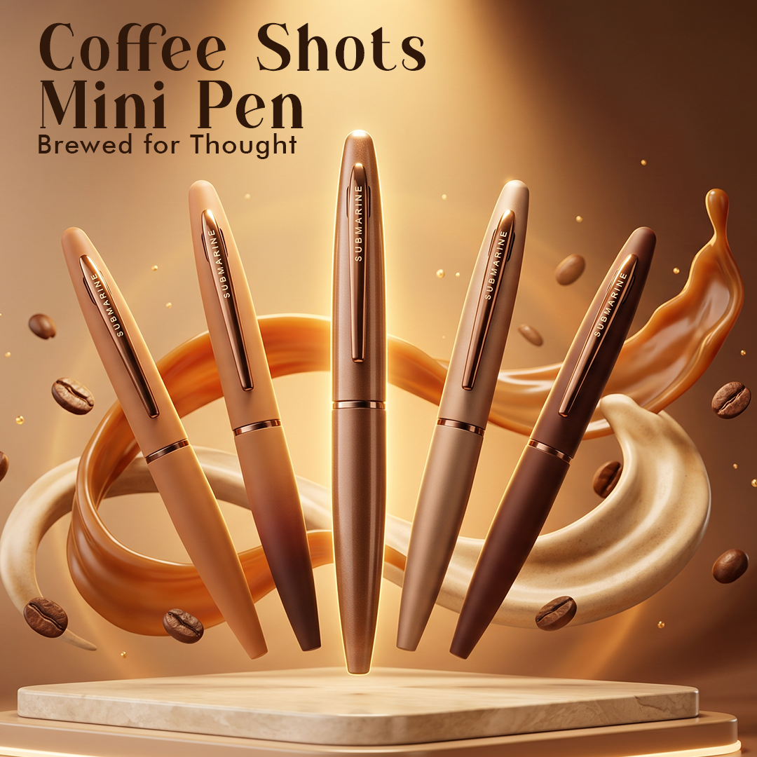 Coffee Shots Mini Ball Pen (5 Colour | Pack Of 20)- Multiple Name Personalisation