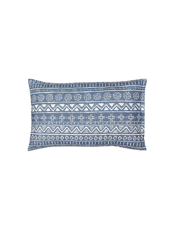 Kullu Patti Bed Set (DDH) (Blue)