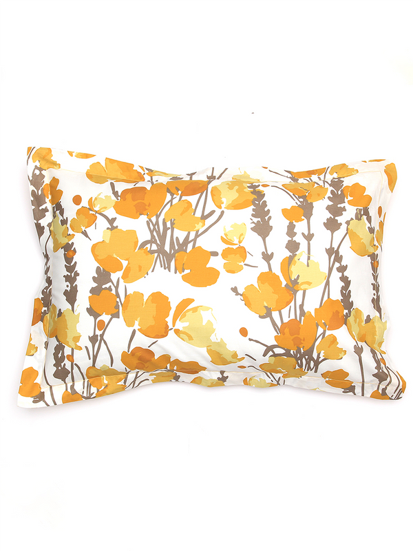 Himalayan Poppie Bedsheet Set (Yellow)