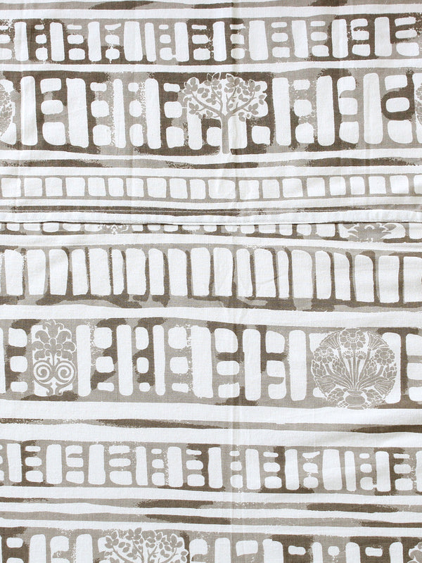 Sanchi Grey Bedsheet with Pillow Cover