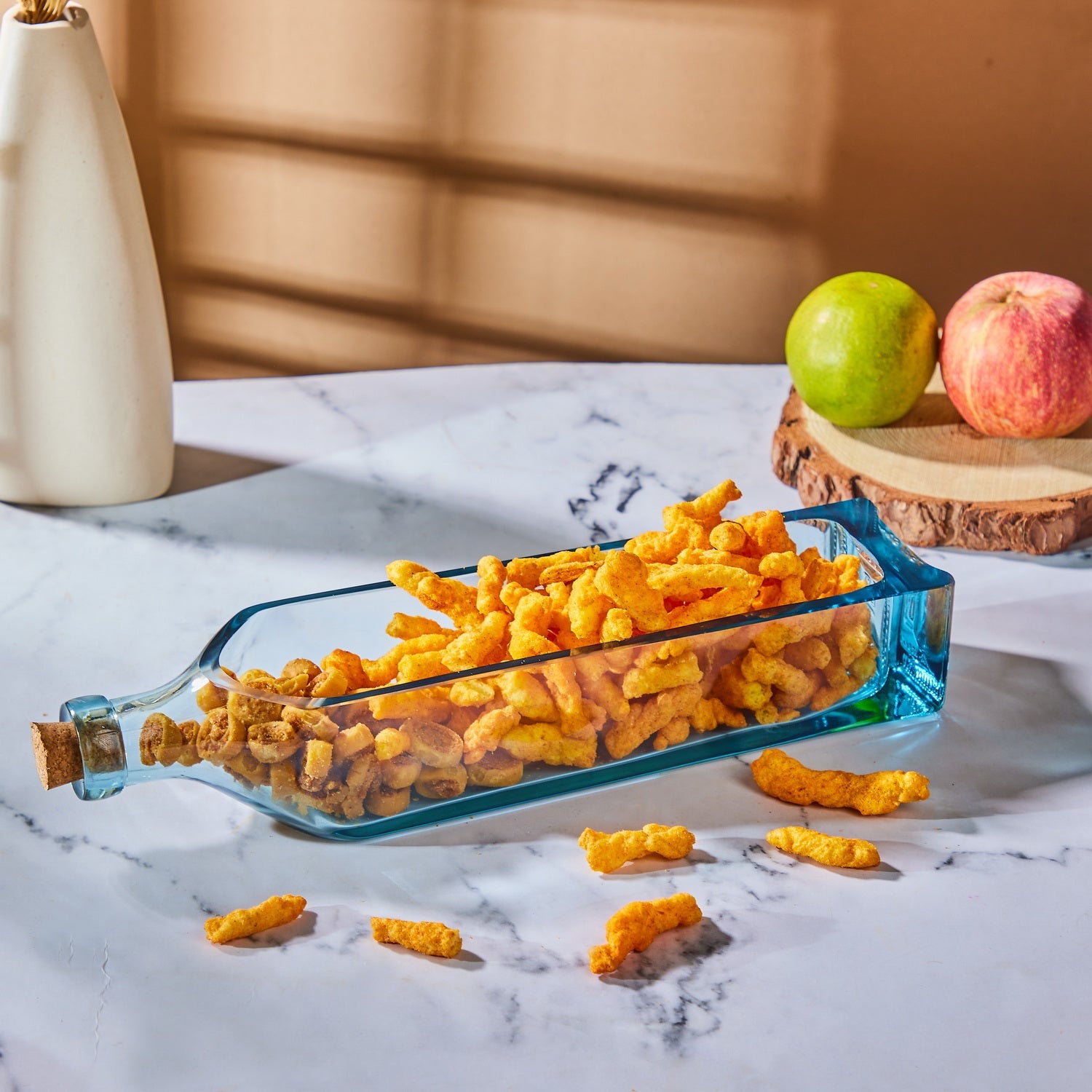 Blue Label Platter – Eco-Friendly Upcycled Serving Dish