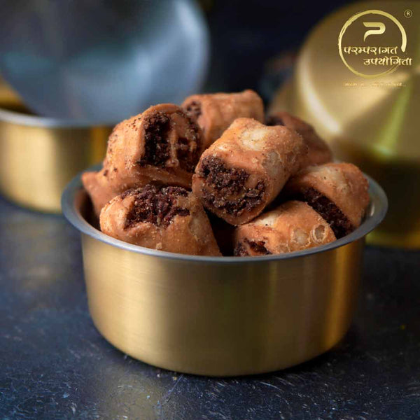 Paramparagat Upyogita Devam Maharani Brass Small Katori (Bowl) Set with Tin Coating (Kalai)