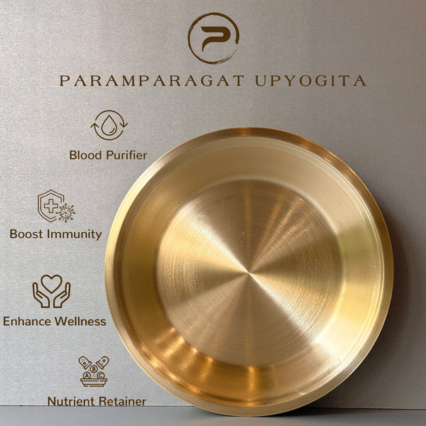 Paramparagat Upyogita Chaitanya Brass Paraat 14'