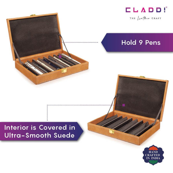 Luxury Leather Pen Holder