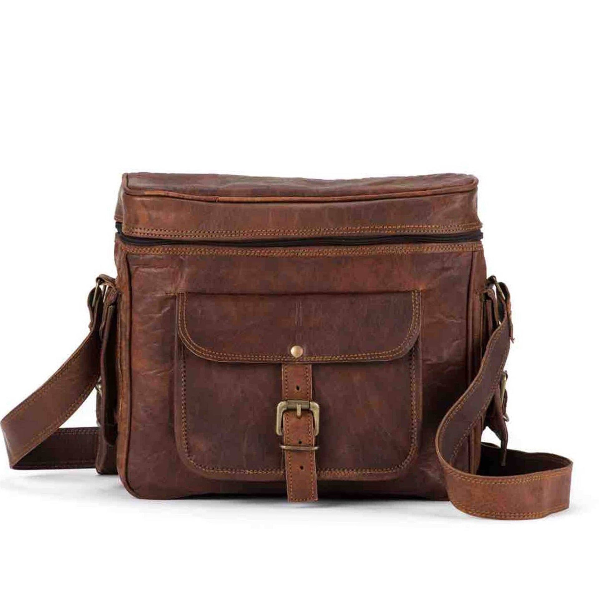 Shop Genuine Vintage Leather Camera Bag Classy Leather Bags Bags
